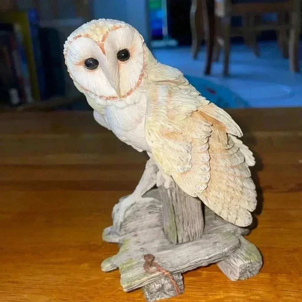 Vintage fine arts Majestic barn owl